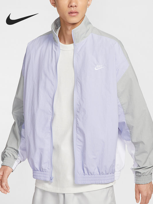 Nike Official Genuine 2025 Summer Men's Sports Panelled Woven Jacket HQ6110-057