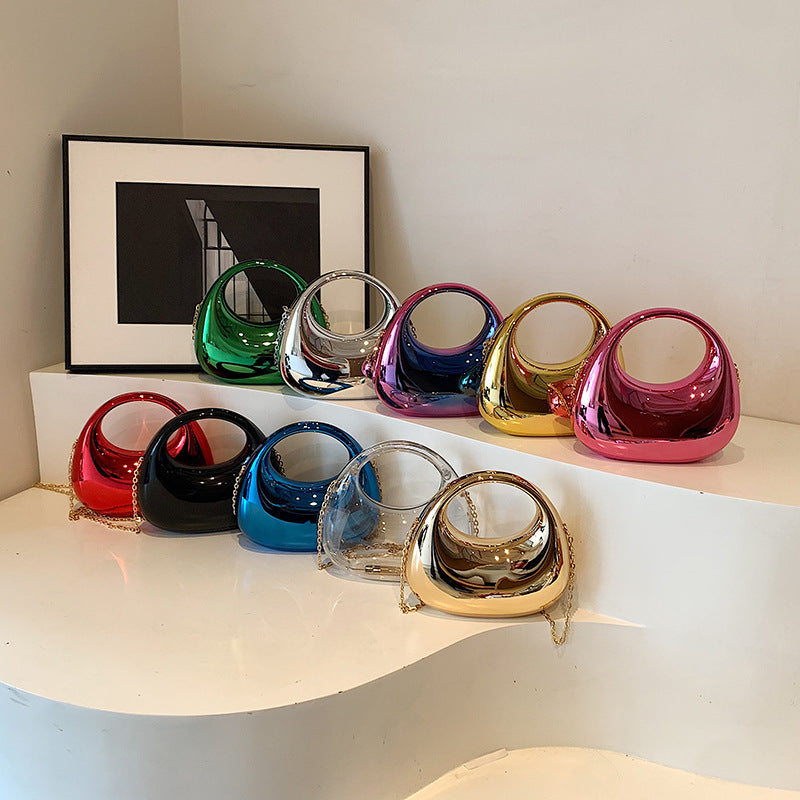 Sacos de jantar transfronteiriços, sacos de embraiagem, bolsas acrílicas, sacos de caixa topo de gama, sacos crossbody de um ombro de moda europeia e americana, mulheres