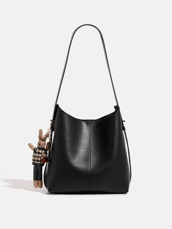 Cross-border bag women's bag 2025 new women's underarm bag PU bucket bag fashion versatile large capacity shoulder bag wholesale - view 2 | Ciaura