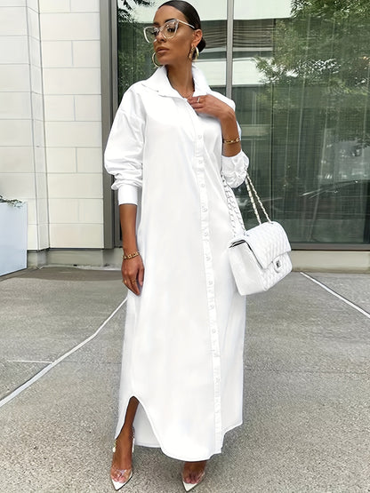 2024 European and American cross-border autumn and winter new fashionable casual solid color caftan jacket is elegant and slim