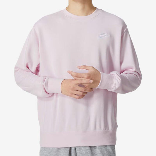 NIKE Men's Knit Crew Neck Casual Sport Loose Pullover Long Sleeve T-Shirt BV2667-663
