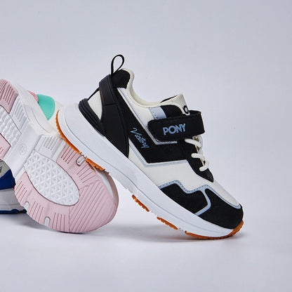 Pony PonySOHO-K Versatile Velcro Fashion Casual Vintage Sneakers for Boys and Girls 234K1SO56