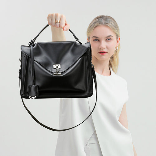 Bolsa Internacional fashion Bolsa Grande capacidade para o dia a dia bolsa elegante couro macio Bolsa carteiro versátil de mão Bolsa transversal