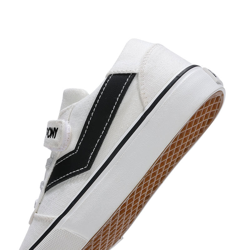 Pony boys and girls new big boy panda shoes contrast color low-top athleisure board shoes 242K1SK01BK
