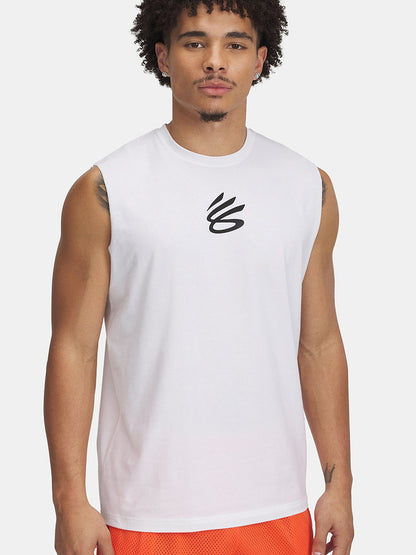 Under Armour UA Spring Summer Men's Curry Basketball Training Athleisure Sleevless T-Shirt 1390352-100