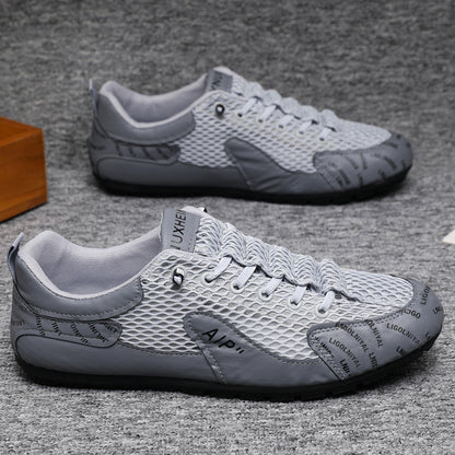 2025 New Summer Mesh Breathable Beanie Shoes Teen Para Shoes Casual Shoes One Kick Men's Forrest Gump Shoes