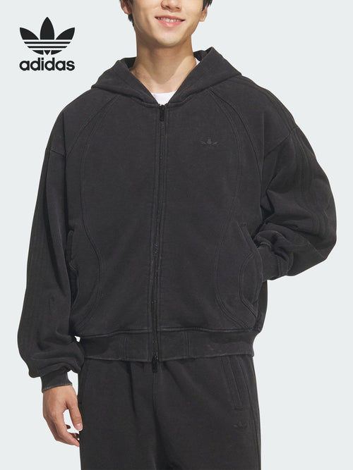 Adidas official genuine clover men's and women's loose daily casual classic jacket KQ5524