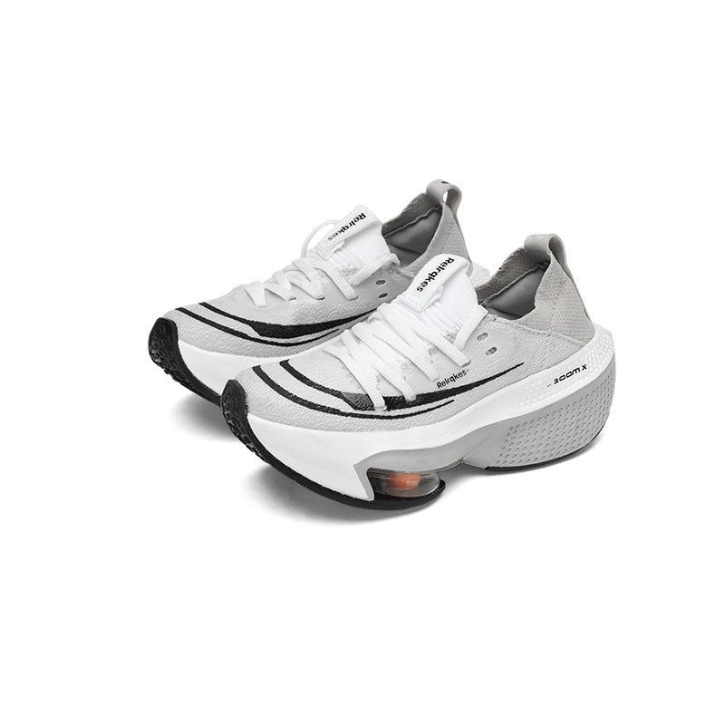 Tênis de corrida quebrado 2, almofada de ar de segunda geração com zoom masculino, tênis de corrida profissional respirável, ultraleves e amortecedores de choque, tênis antiderrapante feminino e resistente ao desgaste