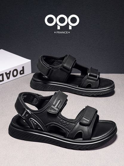 OPP Sandals 2026 Summer New High-Value Hollow Casual Sandals Men's Beach Open Toe Non-Slip Slippers