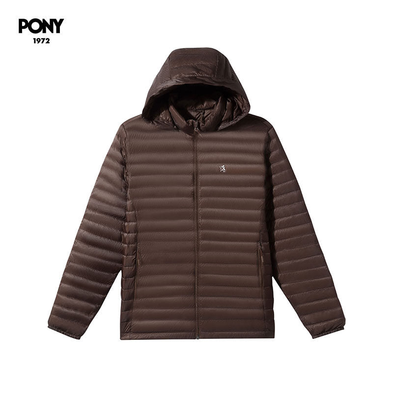 PONY1972 Autumn and winter new outdoor sports light and warm goose down down jacket 244M2OF20
