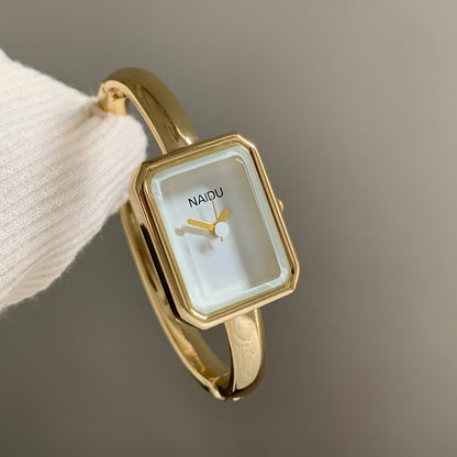 NAIDU's new export bracelet watch, simple, versatile, fashionable, exquisite small square watch, women's cross-border ladies' watch