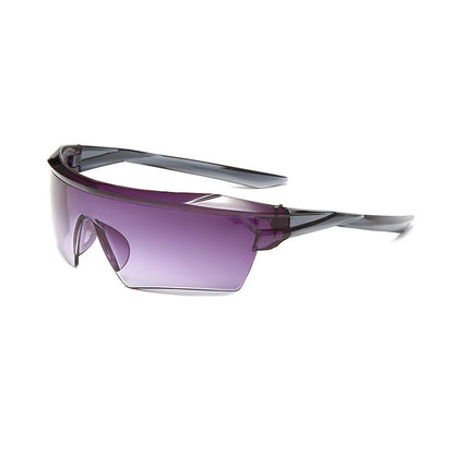 2022 Europe and America hot selling one-piece sunglasses men's and women's sunglasses driving and cycling travel sunglasses wholesale