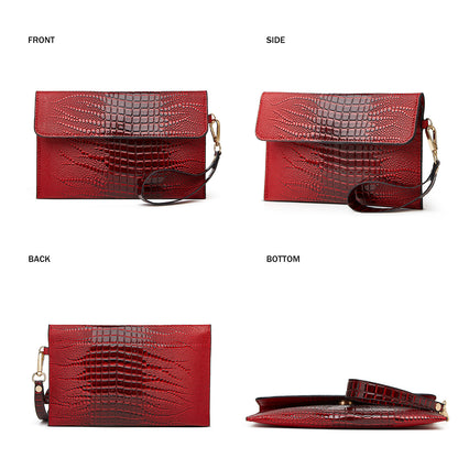 Cross-border wholesale small bag women's bag 2023 new fashion stone pattern simple women's clutch wholesale