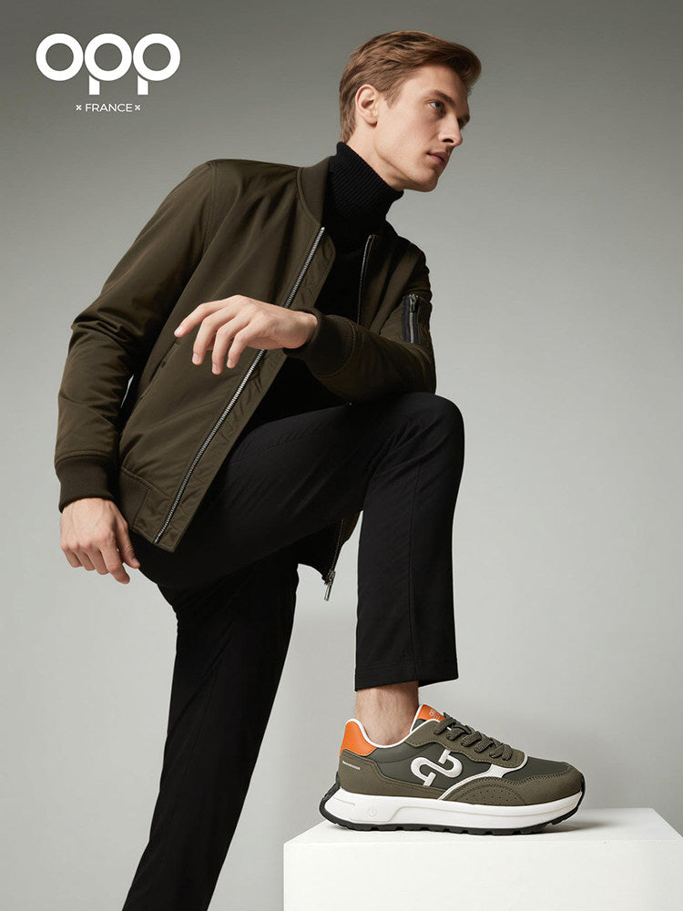 OPP Forrest Gump Men's 2026 Spring Board Shoes Trendy Sneakers Comfortable and Versatile Casual Daddy Shoes Platform Trendy Shoes