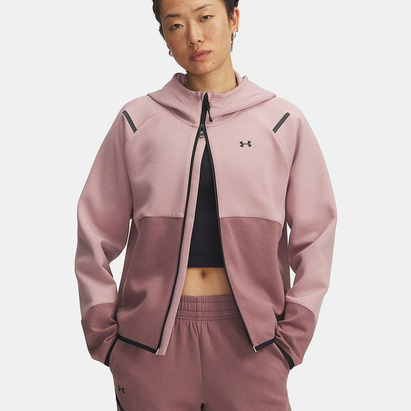 Under Armour Jacket Fall Winter Unstoppable Women's Training Athleisure Hooded Jacket 1379842-673