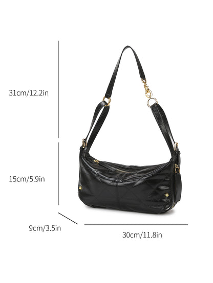 Cross-border shoulder bag, high-end diamond dumpling bag, fashionable and simple underarm bag, versatile commuter women's crossbody bag