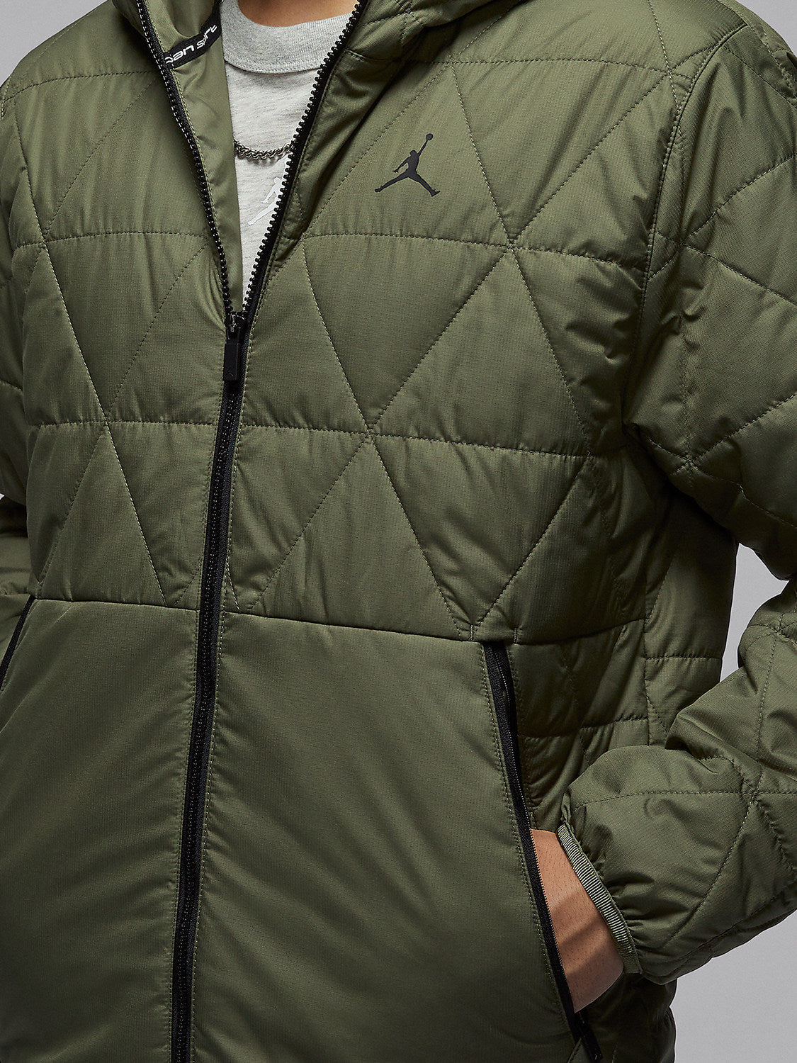 Nike Official Genuine JORDAN Men's Warm Outdoor Water Repellent Jacket Jacket FZ3163-222