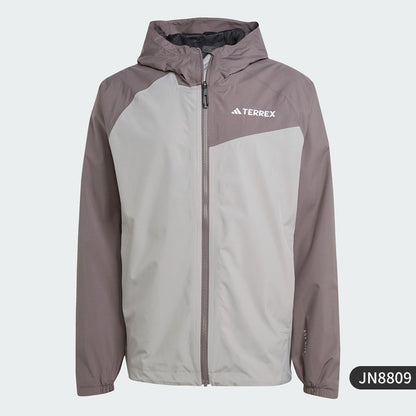 Adidas Official Genuine New Men's Style. Outdoor splicing loose hooded jacket JN8809