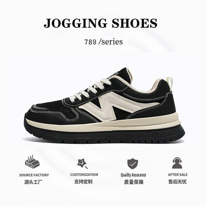 Primavera e outono New Balance Cool Running Men's Shoes Spring New Lightweight and Wear-Resistant Outdoor Breathable Casual Shoes Sports Board Shoes Sapatos Masculinos