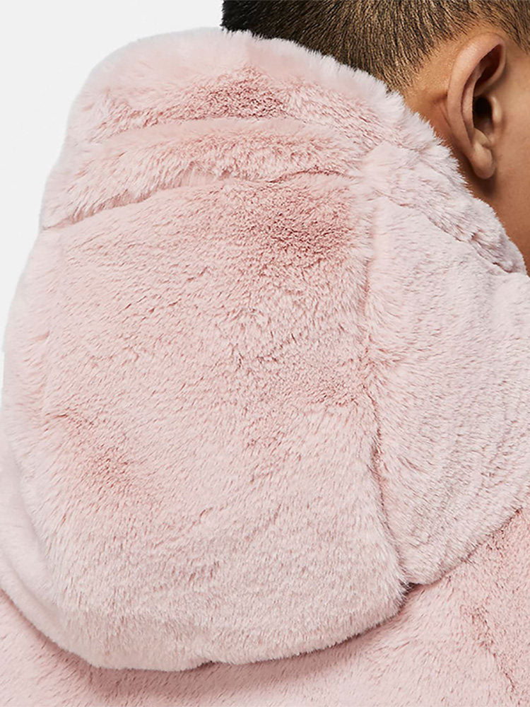 Casaco desportivo para homem Nike/Nike Official Genuine Faux Fur Mink, quente e confortável, modelo DH6683-289