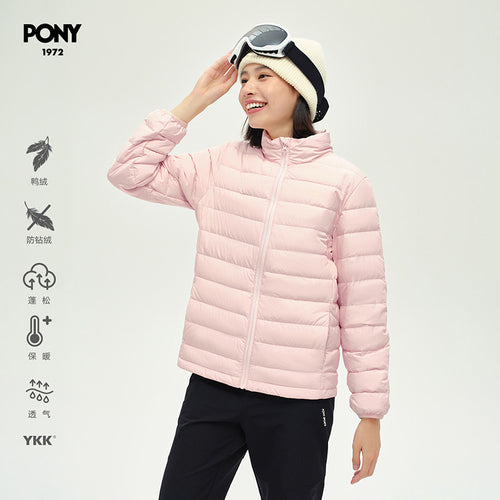 PONY Fall/Winter 2025 New Light Outdoor Down Jacket Girls' Athleisure Jacket 243W2OF32PK