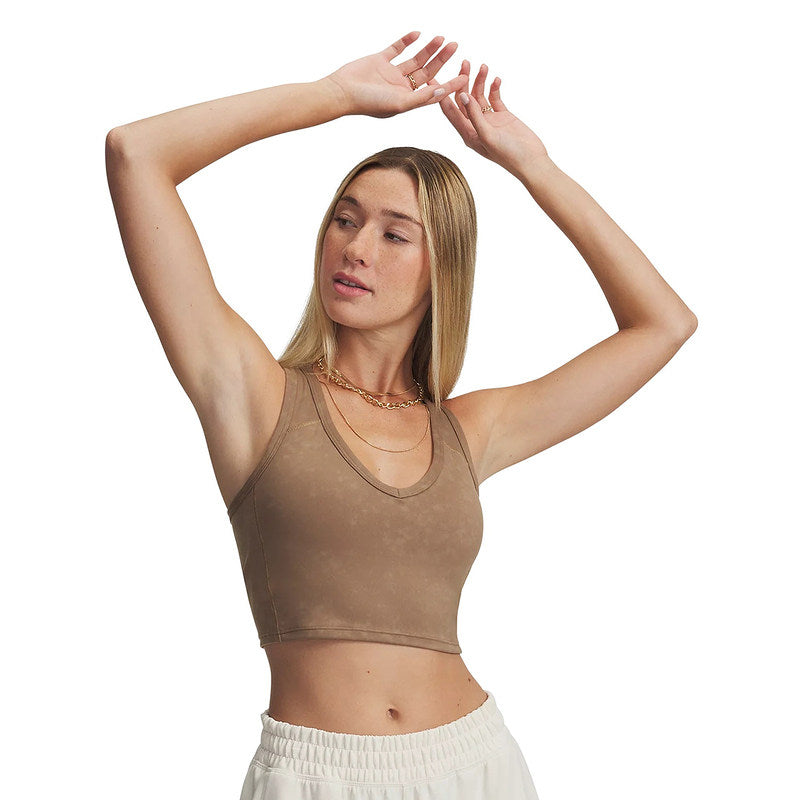 Under Armour Autumn Winter New Meridian Women's Yoga Training Sports Bra - Low Strength 6005754-263