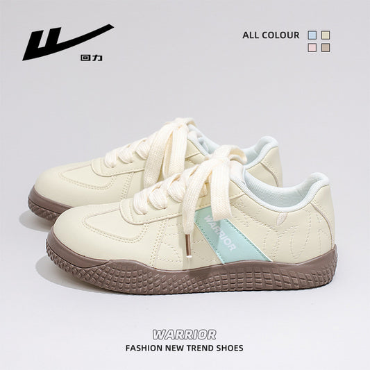 Pull-back dopamine high heels, versatile lace-up casual shoes, soft soles that do not tire the feet, German training shoes, Korean flats