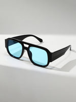 Black frame blue