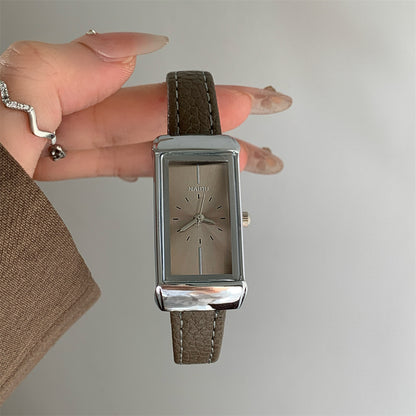 Internet celebrity bestseller wholesale slim strip used women's watches, niche women's workplace classic belt casual quartz watches