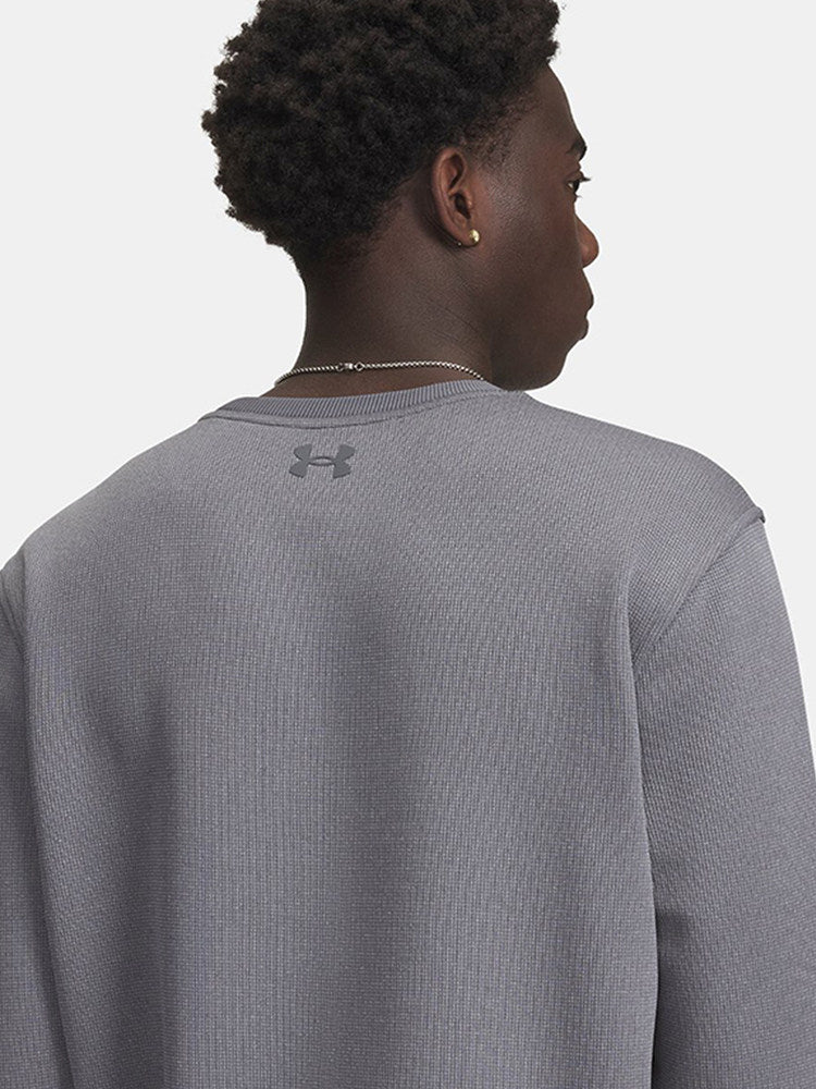 UA Under Armour New Men's Casual Sports Simple and Versatile Long Sleeve Jacket Crew Neck Top 6003723-025