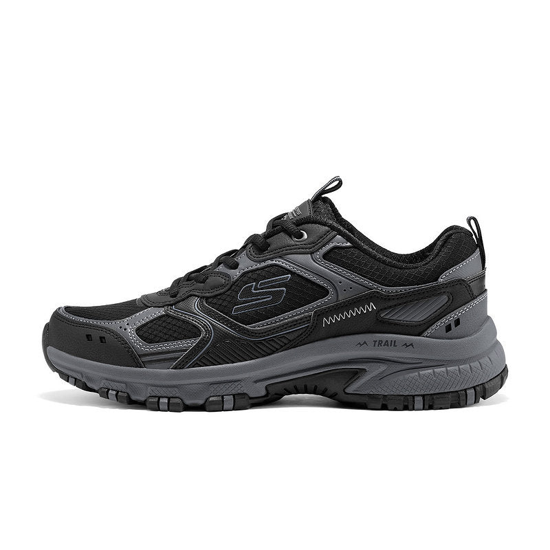 Skechers Outdoor Shoes Men's Hiking Shoes Abrasion Sneakers Comfortable Casual Trekking Shoes 237754C BKCC