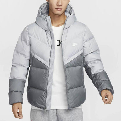 NIKE Men's Winter Hooded Warm Cropped Casual Jacket Jacket Down Jacket DV1132-247-010