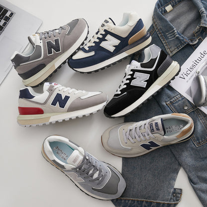 Tênis personalizados de fábrica primavera e outono New Balance Cool Run Height Aumentar Classic 574 Casal Casual Shoes Factory Direct Sales.