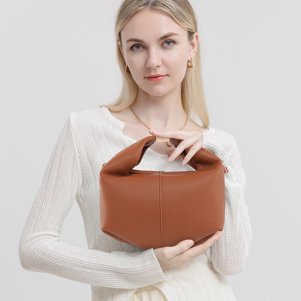 Bolsa transversal Novo modelo francês Bolsa luxo discreto exclusiva elegante bolsa de mão minimalista design sofisticado bolsa para almoço Internacional