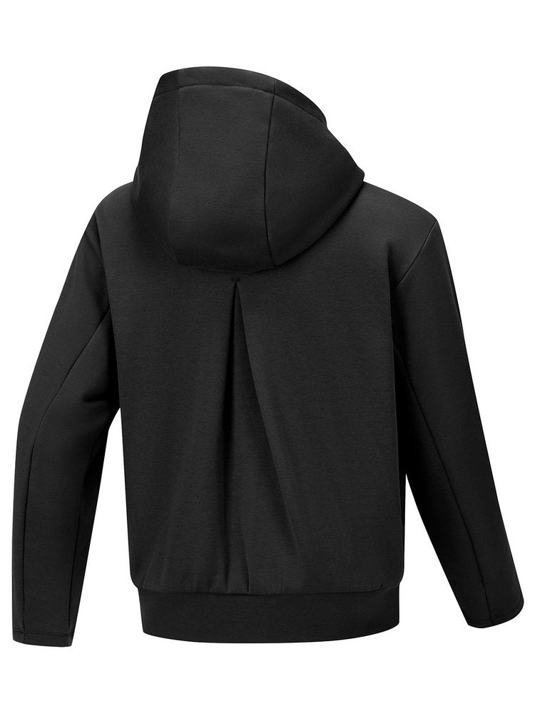 Skechers Women's Hoodie Winter New Fleece Loose Casual Knitted Sports Jacket P425W044-0018