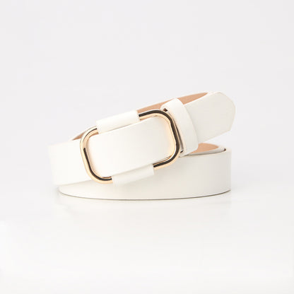 New versatile non-porous freely adjustable women's belts simple high-quality decorative jeans belt manufacturers wholesale