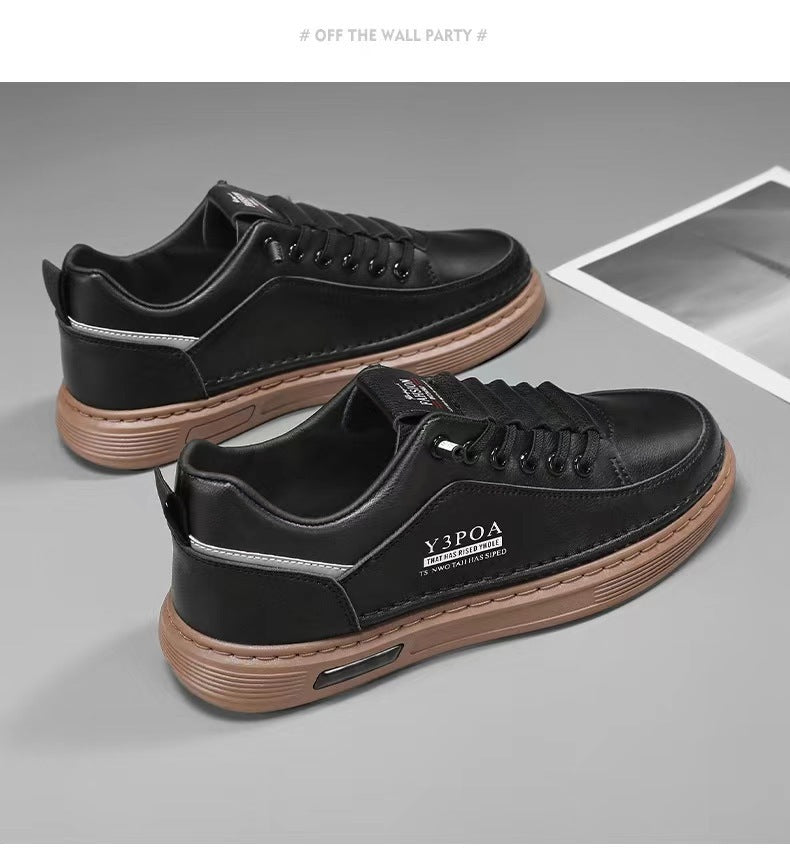 2026 Spring New White Sneakers Korean Style Trendy Youth Casual Men's Shoes, Versatile Casual Men's Sneakers