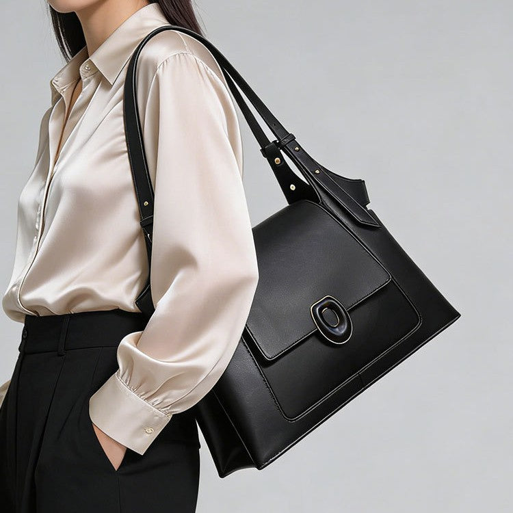Bolsa de ombro Novo modelo 2026 fashion Bolsa elegante Grande capacidade para o dia a dia bolsa casual minimalista Bolsa tote feminina Internacional