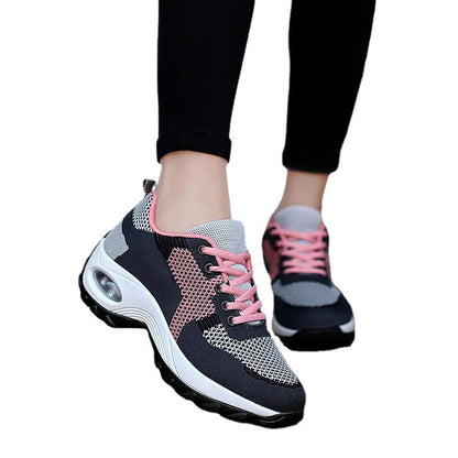2025 spring women's shoes, nurse shoes, Korean platform air cushioning running shoes, square dance, a drop-shipping fashion casual shoe
