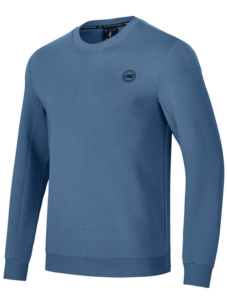 Skechers Men's Sweatshirt Autumn New Comfortable Soft Versatile Knitted Casual Jumper P424M039-02X6