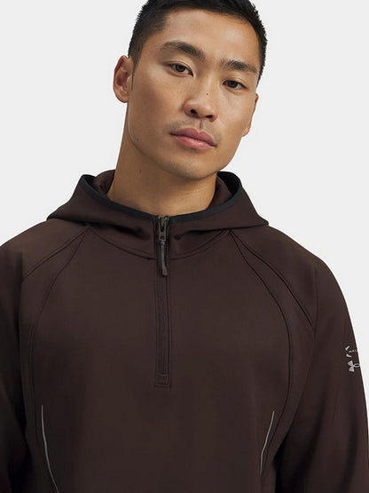 Under Armour Autumn Winter New Halo Men's Training Athleisure Half Zip Hooded Sweatshirt 6007755-246