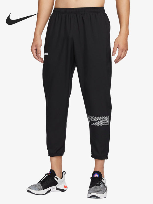 Calça desportiva oficial Nike para homem, autêntica, para corrida, larga e respirável, modelo FB8561.