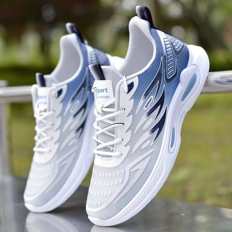 Running shoes, men's shoes, fashionable, lightweight, breathable sneakers, soft soles, versatile casual shoes, student shoes, cross-border wholesale