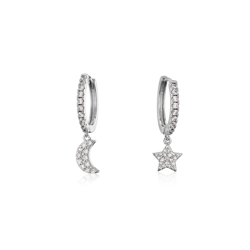 RAKOL designer creative small round hoop earrings for women, European and American fashionable simple geometric earrings, in stock wholesale