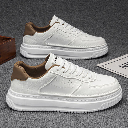 2026 Spring New Men's White Shoes, Men's Shoes, Youth Casual Shoes, Versatile Men's Sneakers, Classic Trendy Men's Shoes