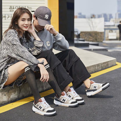 Primavera e outono New Balance Cool Run Putian Sapatos Masculinos NB Casual Board Shoes Platform Sneakers Casais Pequenos Sapatos Brancos Atacado Mulheres