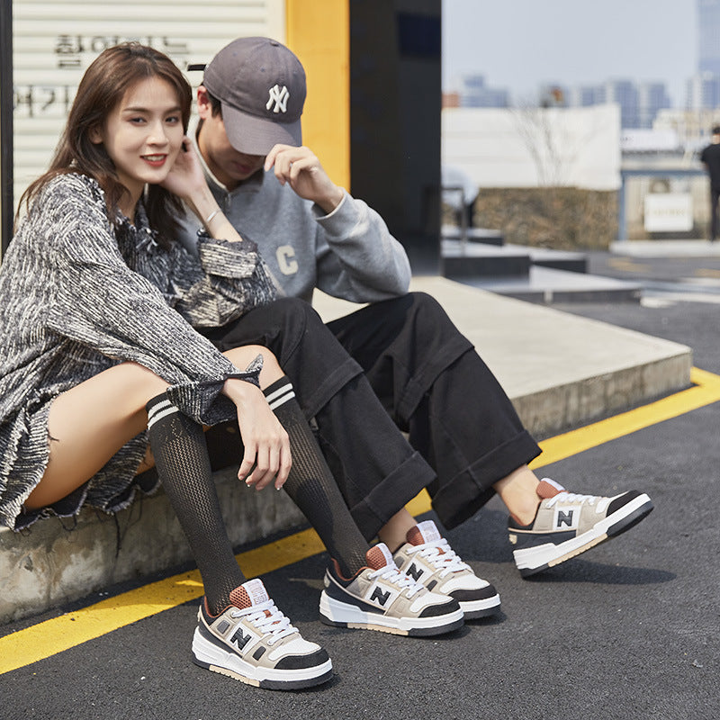 Primavera e outono New Balance Cool Run Putian Sapatos Masculinos NB Casual Board Shoes Platform Sneakers Casais Pequenos Sapatos Brancos Atacado Mulheres
