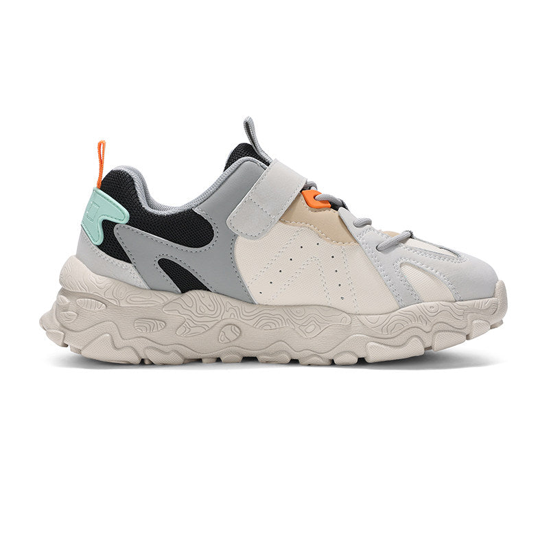 PONY Children's Shoes Spring 2025 New Beige Sports Cushioning Retro Casual Shoes 241K1MD03GR