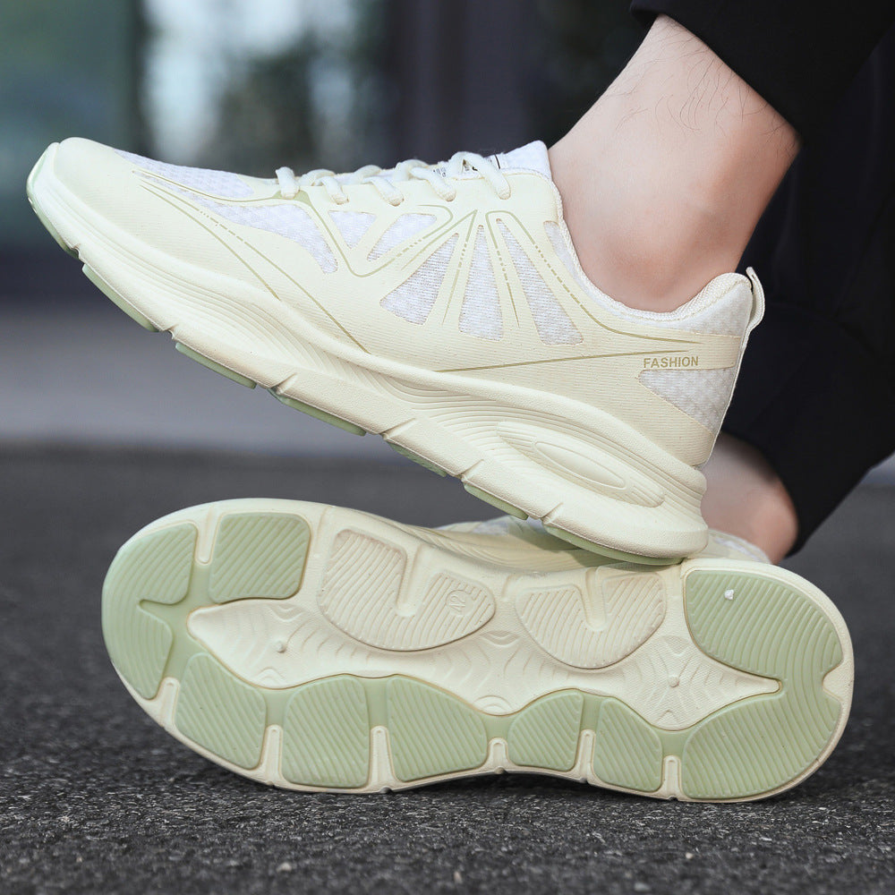 2025 Autumn New Men's Shoes Athleisure Shoes Simple Lightweight Fashion Trend Platform Daddy Shoes Cross-border Wholesale