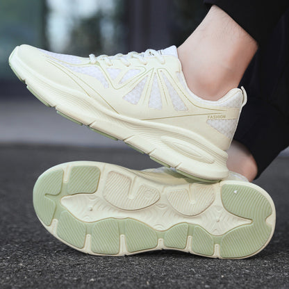 2025 Autumn New Men's Shoes Athleisure Shoes Simple Lightweight Fashion Trend Platform Daddy Shoes Cross-border Wholesale